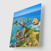 Nugget Point-eilandjes, Nieuw-Zeeland Vierkante Klok (Hoek)
