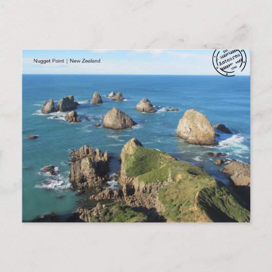 Nugget Point (Neuseeland) Postkarte Briefkaart (Voorkant)