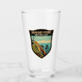 Nugget Point Vuurtoren Nieuw-Zeeland Reizen  Glas (Voorkant)