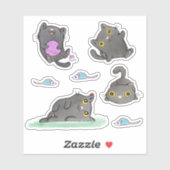 Nugget Stickers Chat (Feuille)