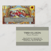 Nuggets d'or Antique Étiquette Cigar (Devant / Derrière)