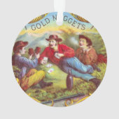 Nuggets d'or Antique Étiquette Cigar (dos)