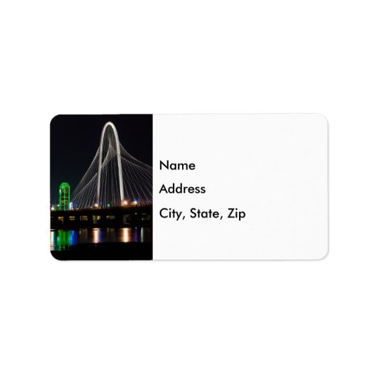 Nuit à Hunt Hill Étiquette de adresse (Devant)