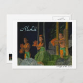 Nuit à la carte postale de Luau (Devant / Derrière)