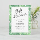 Nuit À La Havane Invitation Douche Nuit Chaude (Debout devant)