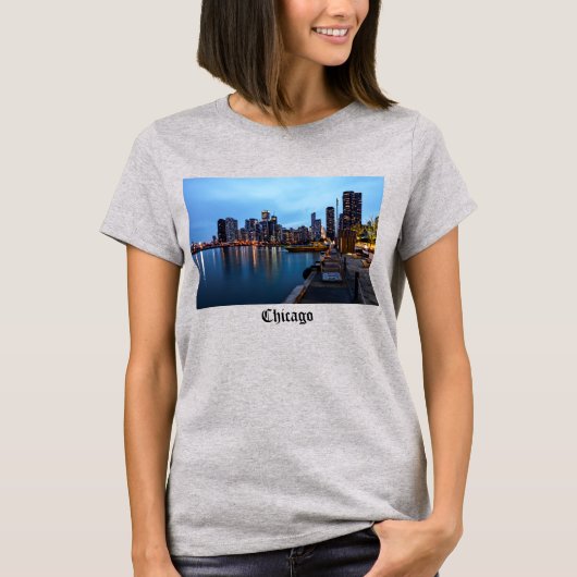 Nuit À Navy Pier T-Shirt (Devant)