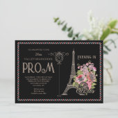 Nuit À Paris Prom Invitations (Debout devant)