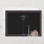 Nuit À Paris Prom Invitations (Dos)