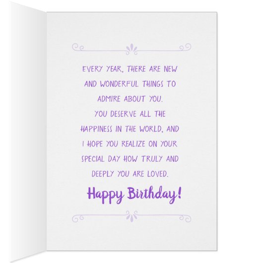 Nuit Anniversaire, Tu es une Bénédiction (Intérieur (Droit))