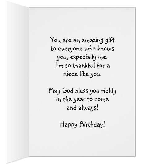 Nuit Anniversaire, Tu es une Bénédiction (Intérieur (Droit))