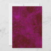 Nuit Arabe avec Photo - Invitation Rose (Dos)