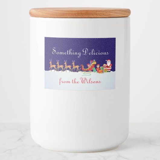 Nuit avant Noël Étiquette (Devant)