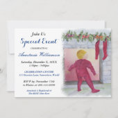 Nuit avant Noël FÊTE INVITATION (Devant)