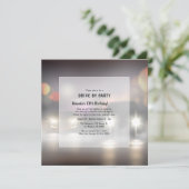 Nuit Conduite Par Anniversaire Fête Invitation (Debout devant)