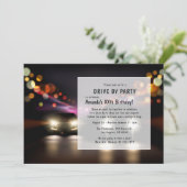 Nuit Conduite Par Anniversaire Fête Invitation (Debout devant)