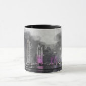 Nuit d'aquarelle Qatar Mug - Skyline artistique (Centre)