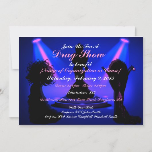 Nuit de des invitations de coutume mille divas (Devant)