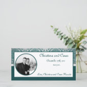 Nuit de Faire-part photo Fiançailles 4x8 en Inde (Debout devant)