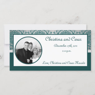 Nuit de Faire-part photo Fiançailles 4x8 en Inde