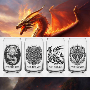 Nuit de jeu Dragons uniques 4 Texte personnalisé