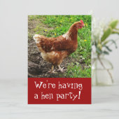 Nuit de la fille ! Invitation aux bachelorettes (Debout devant)