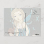 Nuit de la forêt - Carte postale de la veste de fé (Dos)