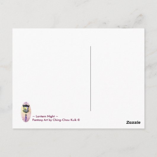 Nuit de Lanterne - Carte Postale (Dos)