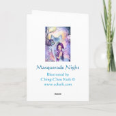 Nuit de mascarade - carte vierge (Dos)