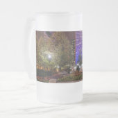 Nuit de printemps du Millennium Park Frosted Mug (Devant gauche)
