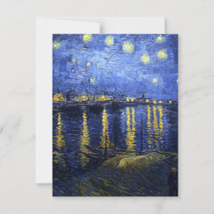 Nuit de Van Gogh sur les invitations du Rhône