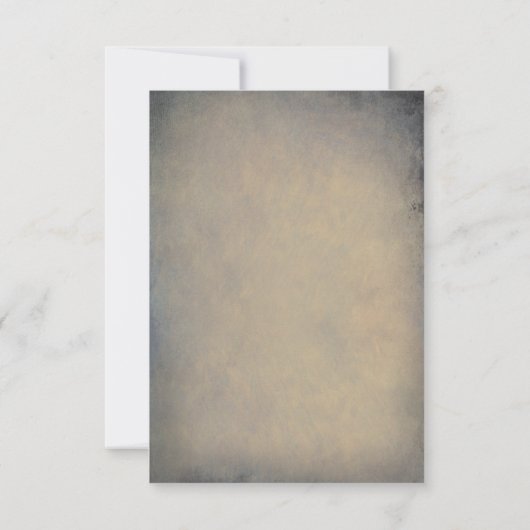 Nuit d'été romantique Mariage rustique RSVP (Dos)