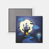 Nuit d'Halloween, aimant (Recto/Verso)