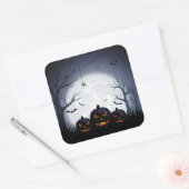 Nuit d'Halloween avec Sticker Citrouille & Bats vo (Enveloppe)