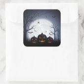 Nuit d'Halloween avec Sticker Citrouille & Bats vo (Sac)
