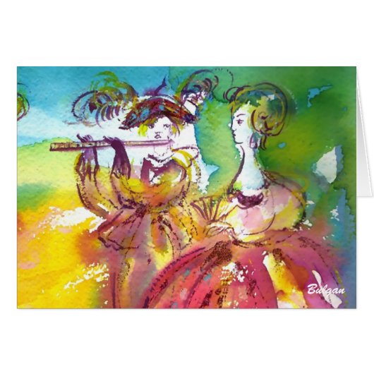 NUIT DU CARNAVAL / Mascarade vénitienne,, Musique  (Devant horizontal)