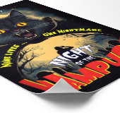 Nuit du Vampurr - poster d'horreur vintage (Coin)