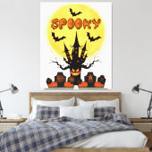 Nuit éffrayante Halloween Canevas (Insitu(Chambre))