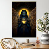 Nuit Egyptian Goddess of the Night Sky and Stars Poster