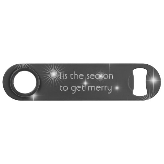 Nuit étoile Texte personnalisé Noël (Devant (Horizontal))