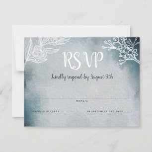 Nuit étoilée au clair de lune Monogramme RSVP de m