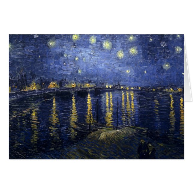 Nuit étoilée au-dessus du Rhône (Devant horizontal)