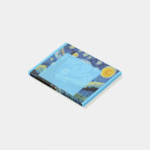 Nuit étoilée dans le Post-it bleu (Incliné)