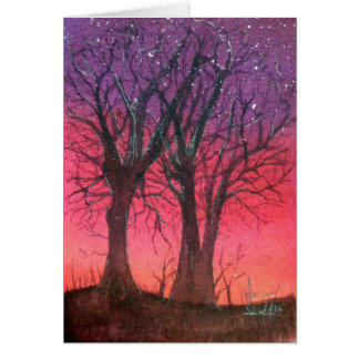 Nuit étoilée d'automne
