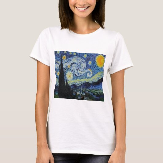 "Nuit étoilée" de Vincent Van Gogh, T-shirt (Devant)