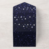 Nuit étoilée en un seul mariage Invitation (Dehors)