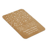 Nuit étoilée Enregistrer la date Premium Magnet (Côté Droit)