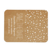 Nuit étoilée Enregistrer la date Premium Magnet (Horizontal)