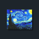 Nuit étoilée par Van Gogh Belle toile d'art Imprim<br><div class="desc">Vincent van Gogh - Nuit étoilée peinte à St Remy,  France en 1889 Beaux-Arts Imprimer. Cette image a été numériquement rehaussée pour restaurer les couleurs originales,  vives et audacieuses - un cadeau parfait pour tous les amateurs d'art !</div>