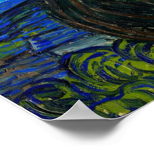 Nuit étoilée par Vincent Van Gogh Poster (Coin)