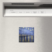Nuit étoilée Sur Le Rhône Magnet 3 (In Situ (Lave-vaisselle))